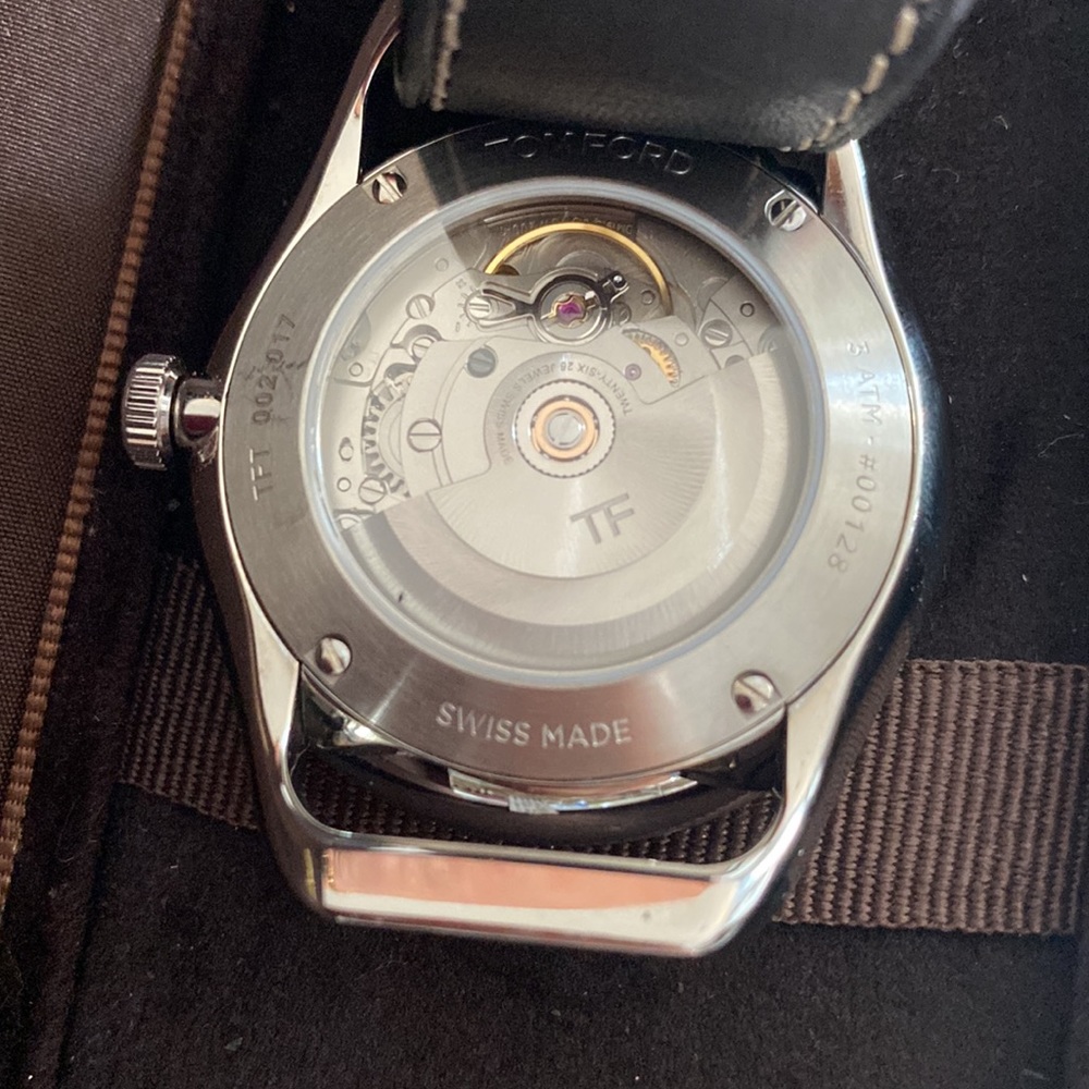 BN TOM FORD
No. 002 Stainless Steel Automatic Leather Strap Watch - Picture 4 of 11